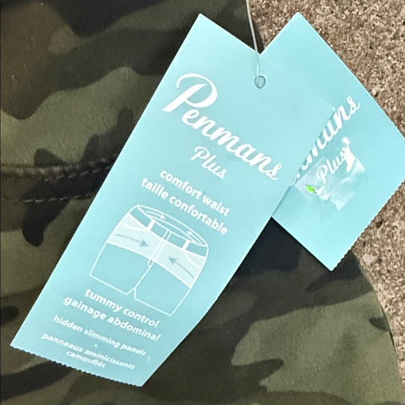 Pennman’s Plus Camouflage stretch Leggings. Size 1X Cotton polyester spandex New - Picture 6 of 11